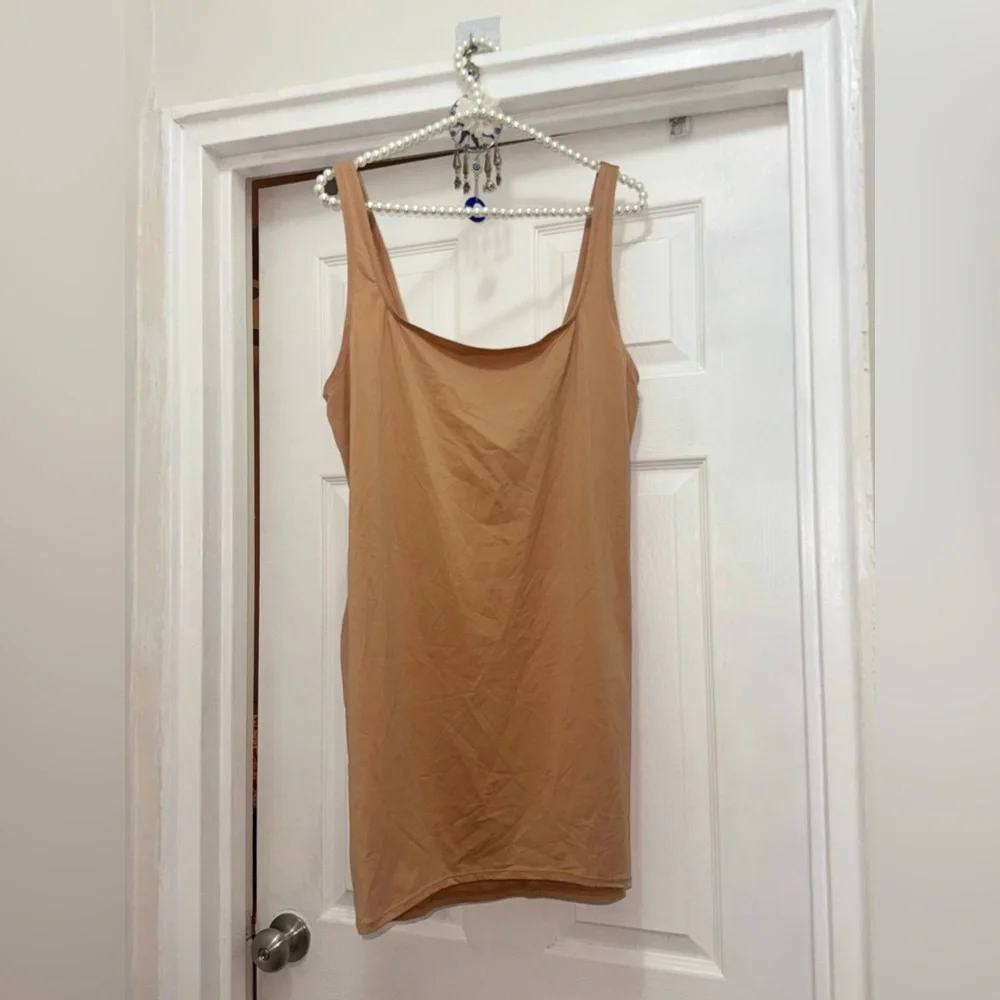 Skims Size 3X Swim Tank Dress in Ochre SW-DRS-0005 NWT